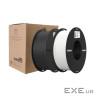 Пластик для 3D-принтера Creality PLA 2x1кг, 1.75мм, white+black (3301010337)