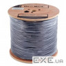 Кабель телевізійний FinMark RG-660, CU, +steel wire, 305м, black (F660BVMcu_305_black)