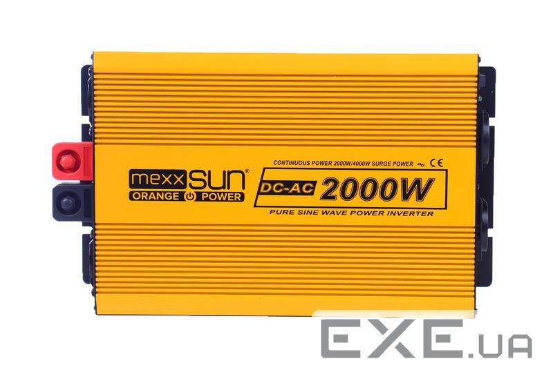 Автомобільний інвертор Mexxsun MXSPSW-2000, 12V/220V, 2000W (MXSPSW-2000-12S)