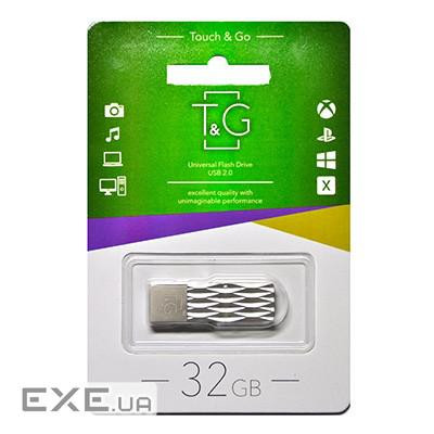 Флеш-накопичувач USB 32GB T&G 103 Metal Series Silver (TG103-32G)