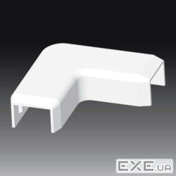 Кут прямий до LH 15х10 білого кольору, Серія LH, ПВХ (8683_HB)