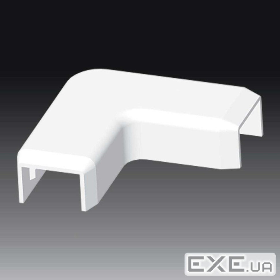 Кут прямий до LH 15х10 білого кольору, Серія LH, ПВХ (8683_HB)