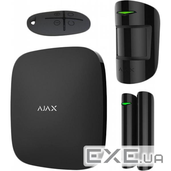 Комплект охоронної сигналізації Ajax StarterKit Plus чорна (000012254)