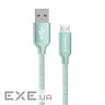 Дата кабель USB 2.0 AM to Micro 5P 2.0m mint ColorWay (CW-CBUM009-MT)