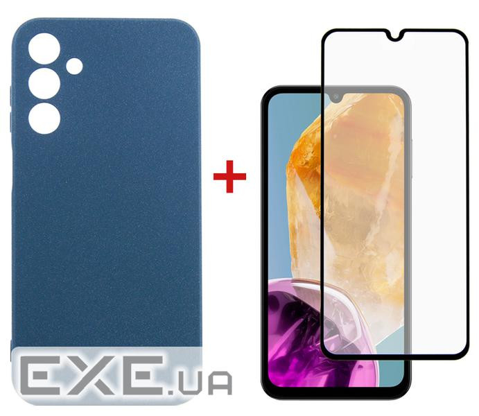 Чохол-накладка Dengos Samsung Galaxy M15 SM-M156 Blue (DG-KM-89) + захисне скло