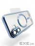 Чeхол-накладка BeCover TPU Chrome Case MagSafe для Apple iPhone 16 Sierra Blue (712072)