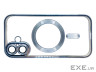 Чeхол-накладка BeCover TPU Chrome Case MagSafe для Apple iPhone 16 Sierra Blue (712072)