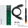 Портативний корпус для SSD SATA M.2 2280 Transcend USB 3.1 Gen 1 Metal Silver (TS-CM80S)