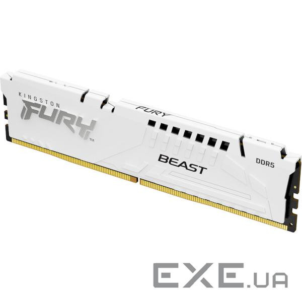 Модуль пам'яті KINGSTON FURY Beast White DDR5 5200MHz 32GB (KF552C40BW-32)