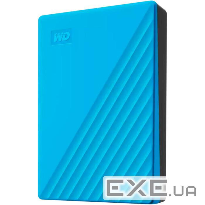 Портативний жорсткий диск WD My Passport 6TB USB3.2 Sky (WDBR9S0060BBL-WESN)