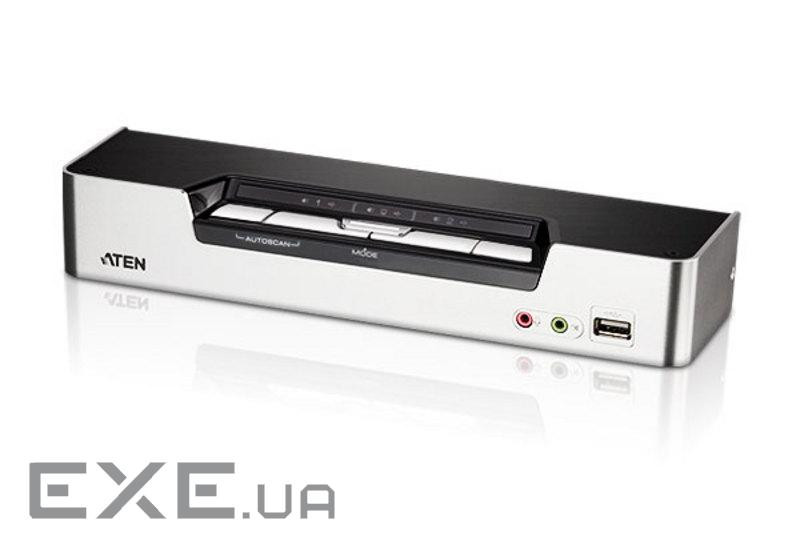 CubiQ 4-портовий комутатор HDMI USB 2.0 KVMP , кабелі в комплекті (CS1794-AT-G)