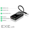 Зовнішня звукова карта UGREEN CM129 USB External Stereo Sound Adapter Black (40964)