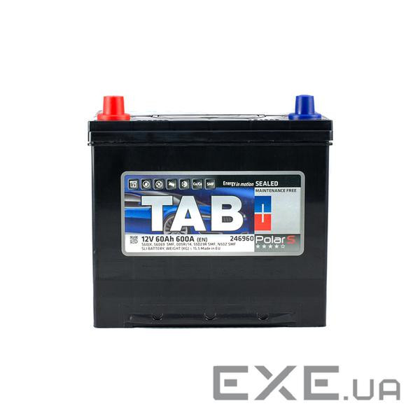 Акумулятор автомобільний TAB 60 Ah/12V Polar S Japan (246 960)