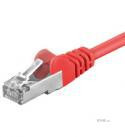 Патч-корд фольгований RJ45 FTP5e 2.0m, patch AWG26 D=5.5mm Gold Protect, червоний (75.05.0152-10)