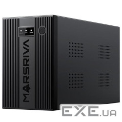 ДБЖ Marsriva MR-UF2000, 2000ВА/1200Вт, Line-Interactive, LED version, 2х Schuko, 2*12V/9Ah, metal