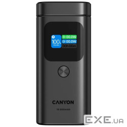 CANYON Qi2 magnetic power bank OnPower 150 15000mAh Aluminium Dark grey (CNS-CPB150DG)