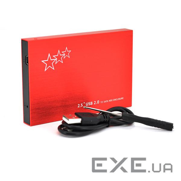 Карман зовнішній SHUOLE U25E30 2.5" SATA to USB 3.0 Red (U25E30 RED)