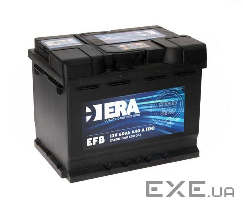 Акумулятор Era 12В 60А год 640А R+ (E56011)
