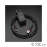 Зарядний пристрій BOROFONE BA20A Sharp single port charger set (Micro) Black (BA20AMB)