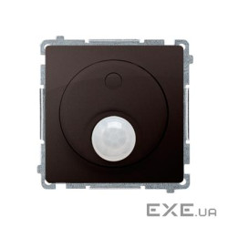 Bыключатель Basic с датчиком движения, с реле 8(2)А 230В, шоколадный (BMCR10P.01/47)