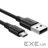 Дата кабель USB 2.0 AM to Micro 5P 1.0m US289 Black Ugreen (60136)