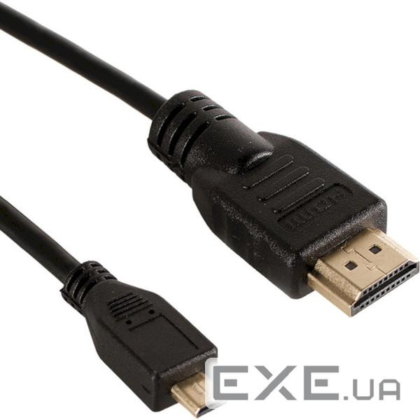 Кабель RASPBERRY PI Micro-HDMI to HDMI 2.0, 1.5m Black (RA557)