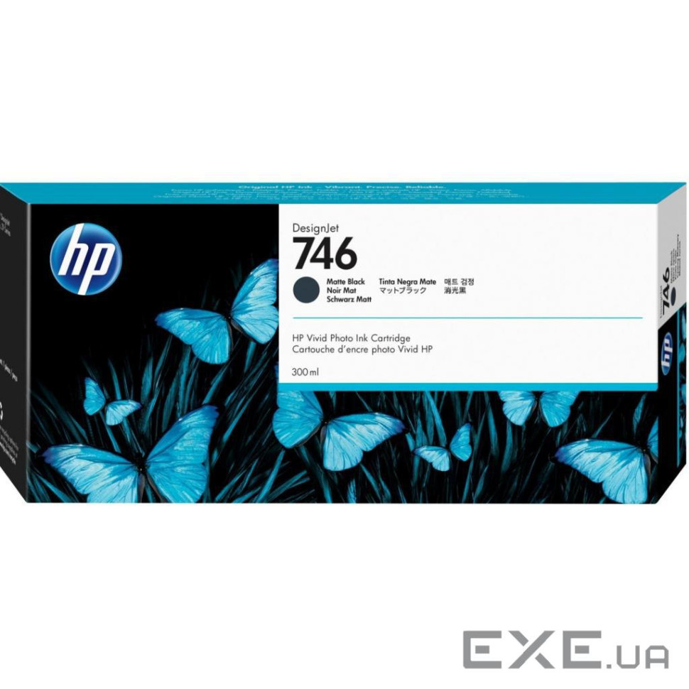 Картридж HP DJ No.746 300-ml Matte Black (P2V83A)