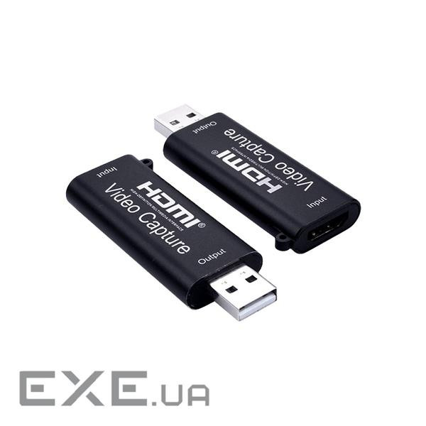 Перехідник відео Lucom USB2.0 A-HDMI M/F (V.Capture), відеозахоплення video capture 1080p (62.09.8004-1)