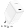 Зарядний пристрій CUDY CH30 GaN Charger USB-C PD 3.0, QC 3.0, 30W White (CH30_EU)