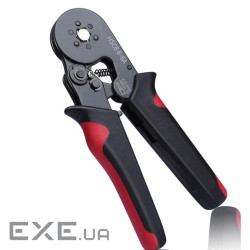 Крімпер HCS8 6-6A для обтиску кабельного накінечника, black- red + набір кабельни (HCS8 6-6A+VE1800) (HCS8 6-6A+VE1800)