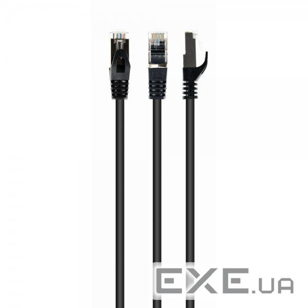 Патч корд, S/FTP, литий, 50u" штекер з фіксатором, 30 м, чорний (PP6A-LSZHCU-BK-30M) (PP6A-LSZHCU-BK-30M)