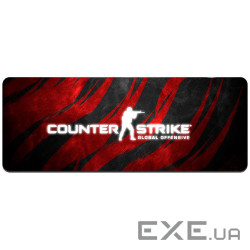 Коврик 300*700 тканинний CS 1 з боковою прошивкою, толщина 2 мм, Пакет (CSGO1)