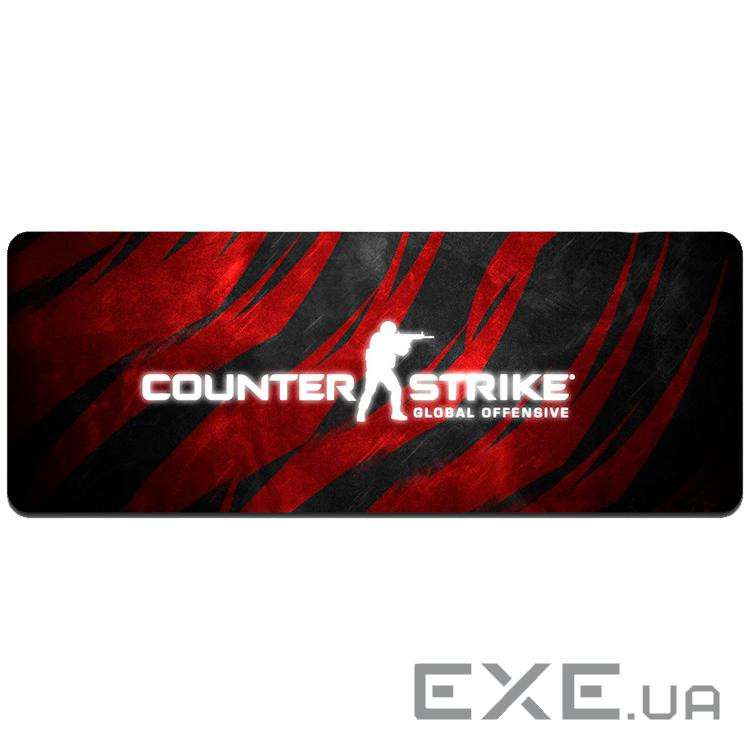 Коврик 300*700 тканинний CS 1 з боковою прошивкою, толщина 2 мм, Пакет (CSGO1)