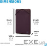 Чохол до ноутбука HP 15.6" Reversible Protective Grey/Mauve Sleeve (2F1W8AA)