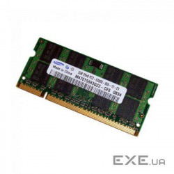 Оперативна пам'ять SO-DIMM Samsung DDR2 SODIMM 2Gb 667MHz CL6 (M470T5663QZ3-CE6)