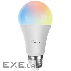 Розумна світлодіодна лампа Sonoff Wi-Fi E27 (9W RGBCW) (B05-BL-A60)