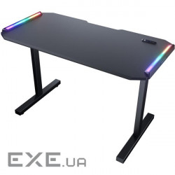 Стіл для геймера, ергономічний дизайн, USB 3.0/Type-C Extension хаб, RGB підсвічування, (DEIMUS 120) , (DEIMUS 120)
