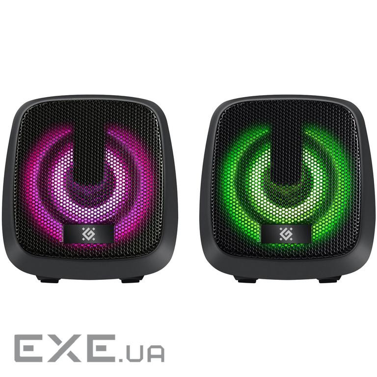 Акустична система Defender J2 LED USB Black (65962)