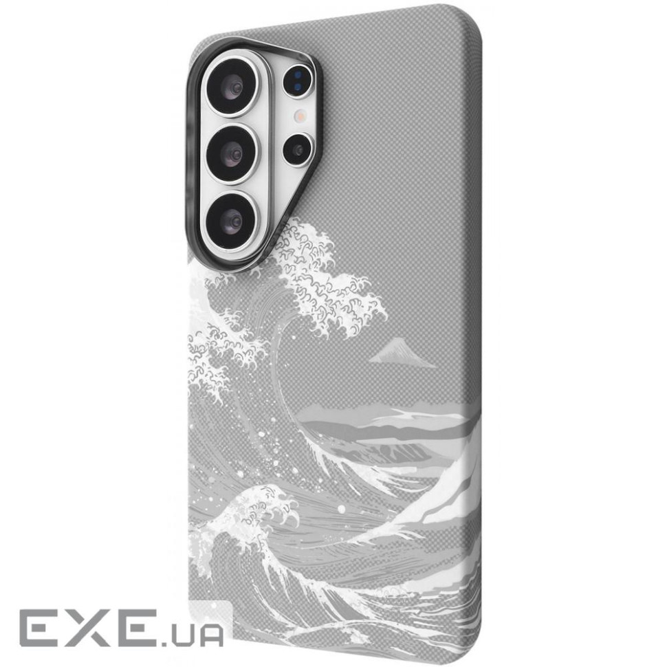 Чехол Proove Gleam Case with Magnetic Ring Samsung Galaxy S26 Ultra white waves (70951 white waves)