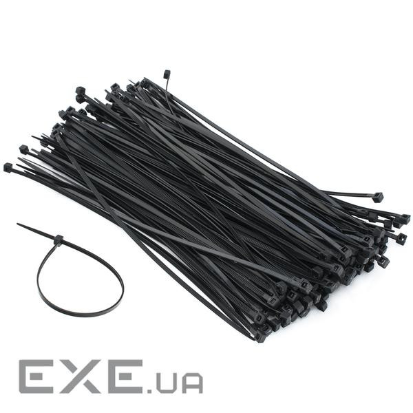 Стяжки для кабеля, 300 мм х 3,6 мм, 100 шт , Black, Patron (PLA-3.6-300-BL)