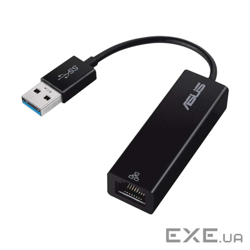 Перехідник OH102 USB3.0 typeA to RJ45 DONGLE ASUS OH102 U3 TO RJ45 DONGLE (90XB05WN-MCA030)