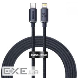 Кабель BASEUS Crystal Shine Series Fast Charging Data Cable Type-C to iP 20W 2м Sky Blu (CAJY001403)