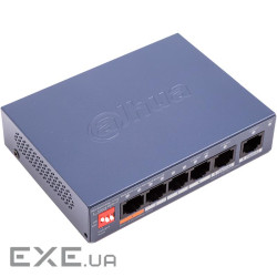 Комутатор PoE 100 Мбіт/с 4+2G uplink CS4006-4ET2GT-60 (4006-4ET2G60)