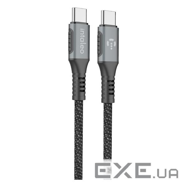 Дата кабель USB-C to USB-C 2.0m CBGPD60WTT2 60W grey Intaleo (1283126518102)