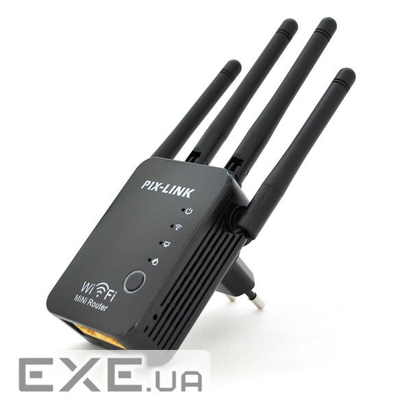 Підсилювач WiFi сигналу з 4-ма вбудованими антенами LV-WR16, харчування 220V, 300Mbps, IEEE 802.11b/g/n