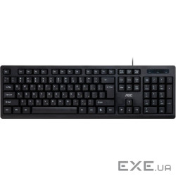 Клавіатура AOC KB100B USB UA Black (KB100B/97)