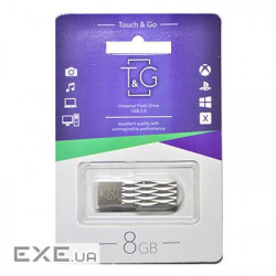 Flash drive USB 8GB T&G 103 Metal Series Silver (TG103-8G)