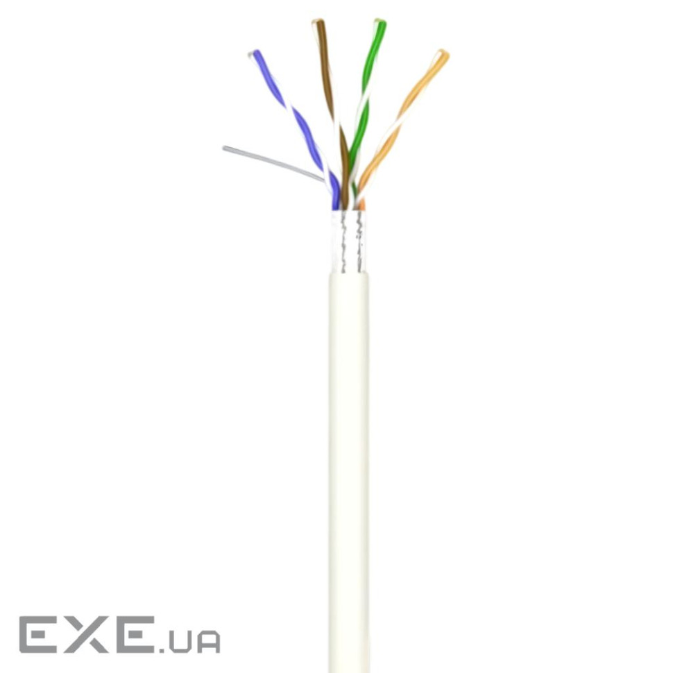 Кабель витая пара OK-Net КПВЭ-ВП (200) FTP, CAT5е, 4х2х0.51, бухта 100м (49352) (ОК49352)