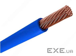 Кабель електричний Мега-Люкс ДЕРЖСТАНДАРТ ПВ-3-4 ізоляція не підтримує горіння синій 100м (130479)