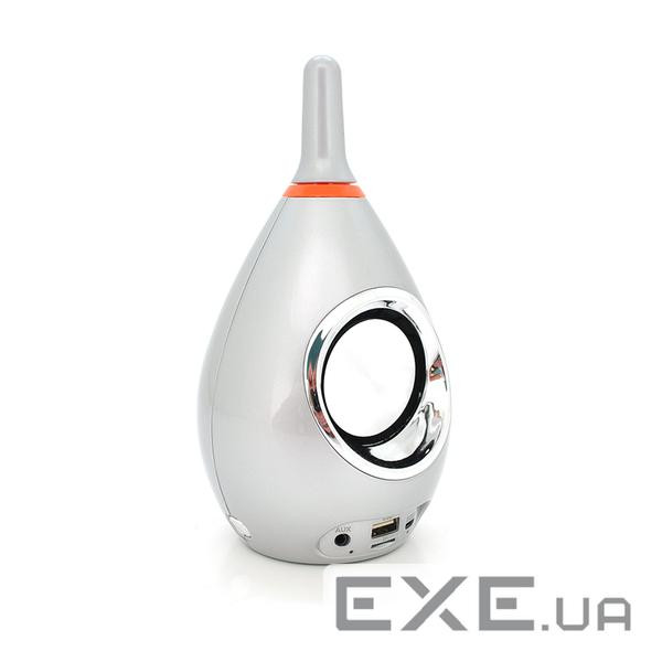 Колонка ZL05 Bluetooth 4.1 до 10m, 1х 5W, 4&Omega,, 1200mAh, &ge,9 (YT-BTS-ZL05-03079 Silver)